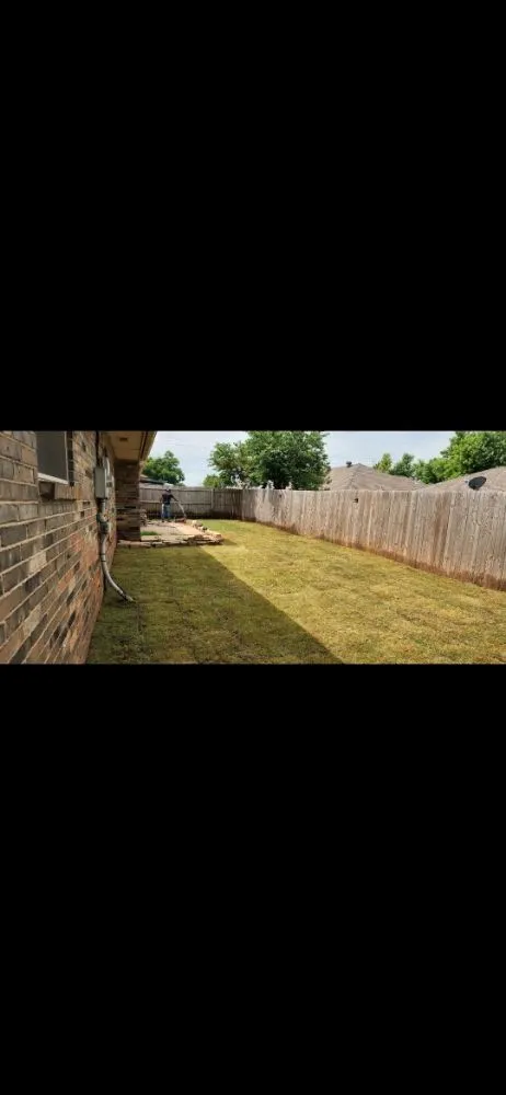 Professional residential landscaping with custom design in Edmond, OK by Avila Green Enterprises