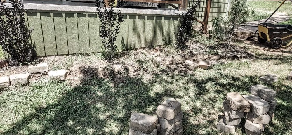 Custom garden landscaping in Edmond, OK - Avila Green Enterprises