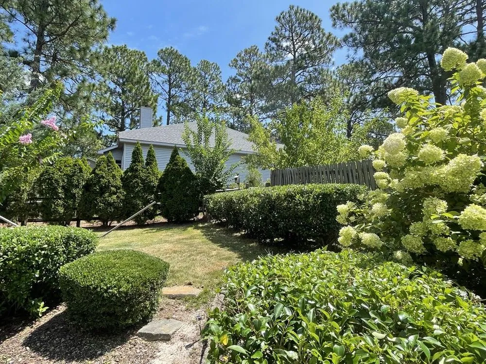 Professional residential landscaping with custom design in Southern Pines, NC by Avila Landscaping and Handyman Services