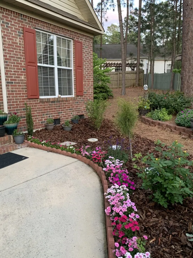 Custom outdoor landscaping in Southern Pines, NC by Avila Landscaping and Handyman Services