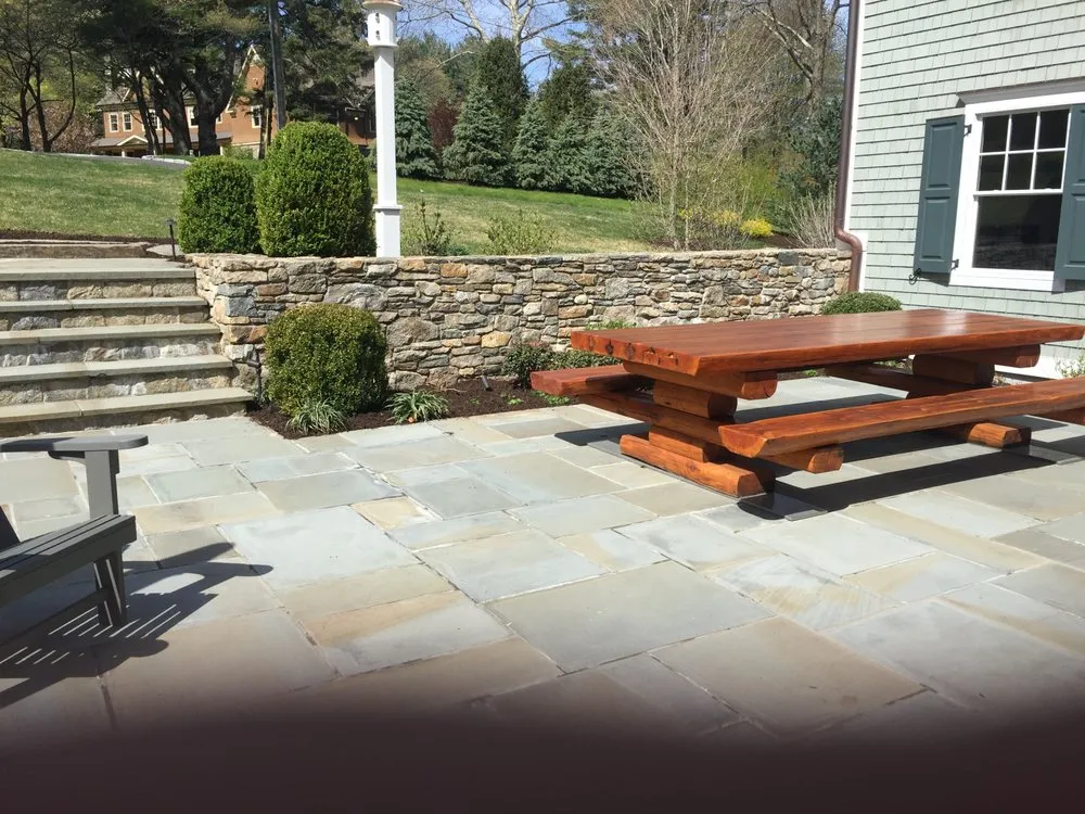 Reliable yard cleanup service for residential properties in Stamford, CT by Avila Landscaping Masonry