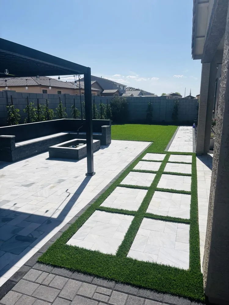 Affordable garden landscaping for residential properties in Mesa, AZ by Aviles Landscape