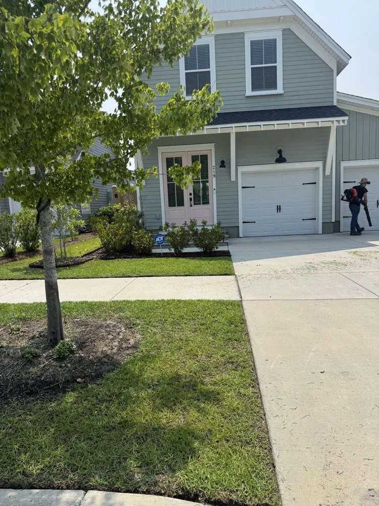 Professional garden landscaping with custom design in Summerville, SC by Avithos Property Service