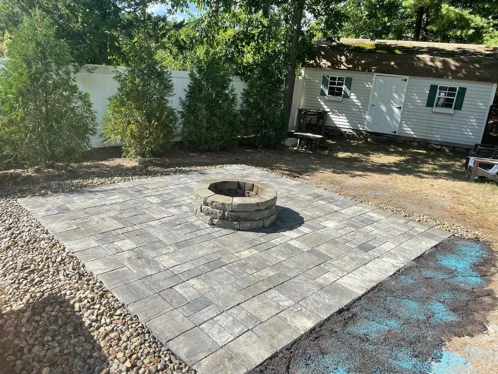 Professional landscape installation for homes in Tewksbury, MA by AVM Landscape & Design