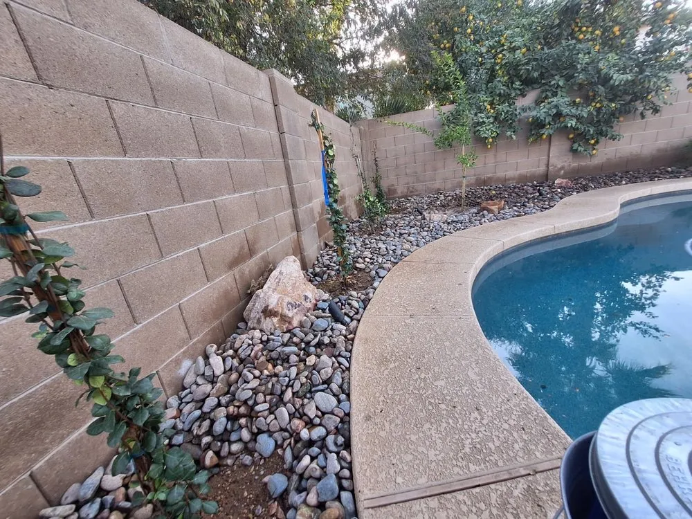 Professional landscaping services for beautiful yards in Phoenix, AZ by AVO Hardscapes
