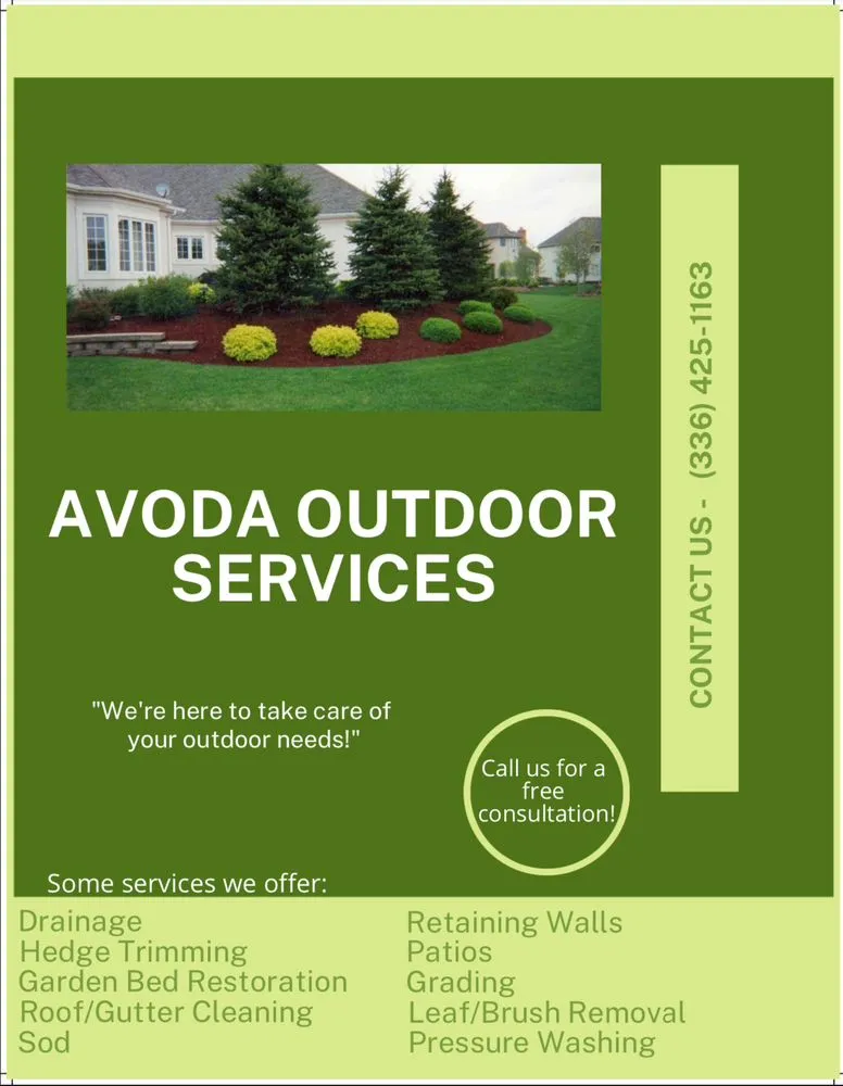Top-rated lawn mowing service for year-round maintenance across Winston-Salem, NC - Avoda Outdoor Services