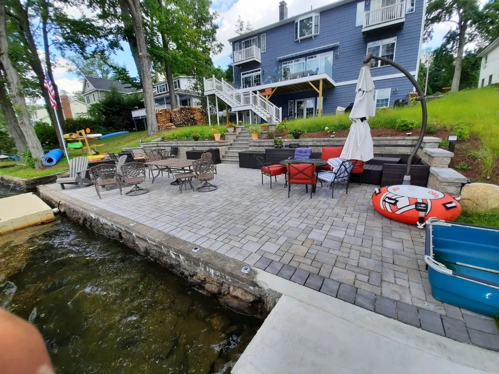 Custom landscape design for beautiful yards in Avon, CT by Avon Heritage Landscaping