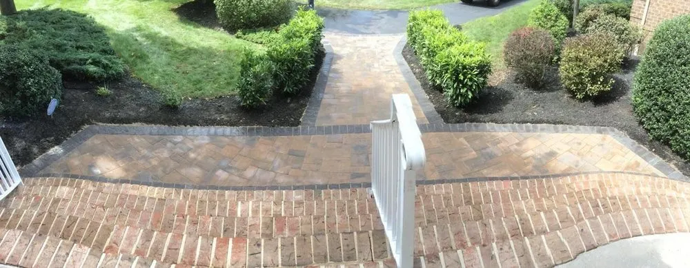 Custom residential landscaping in Somerset, NJ by A.W. Contracting