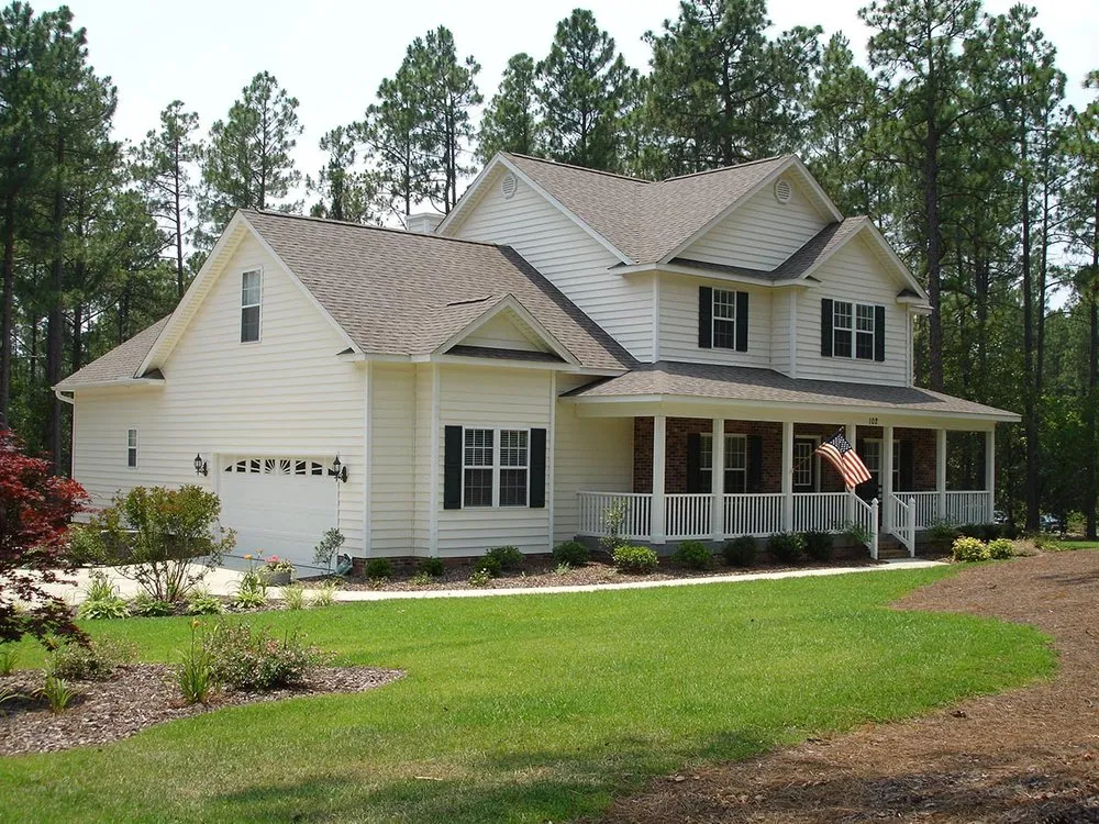 Local yard cleanup service with custom design in Pinebluff, NC by AW Homes