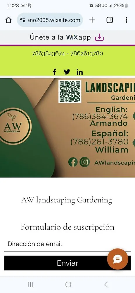 Local residential landscaping experts serving Miami Gardens, FL - AW Landscaping Gardening