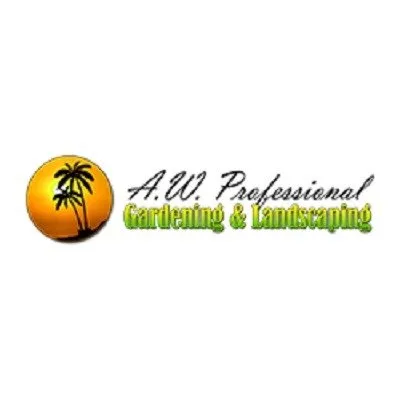 A.W. Professional Gardening & Landscaping Logo