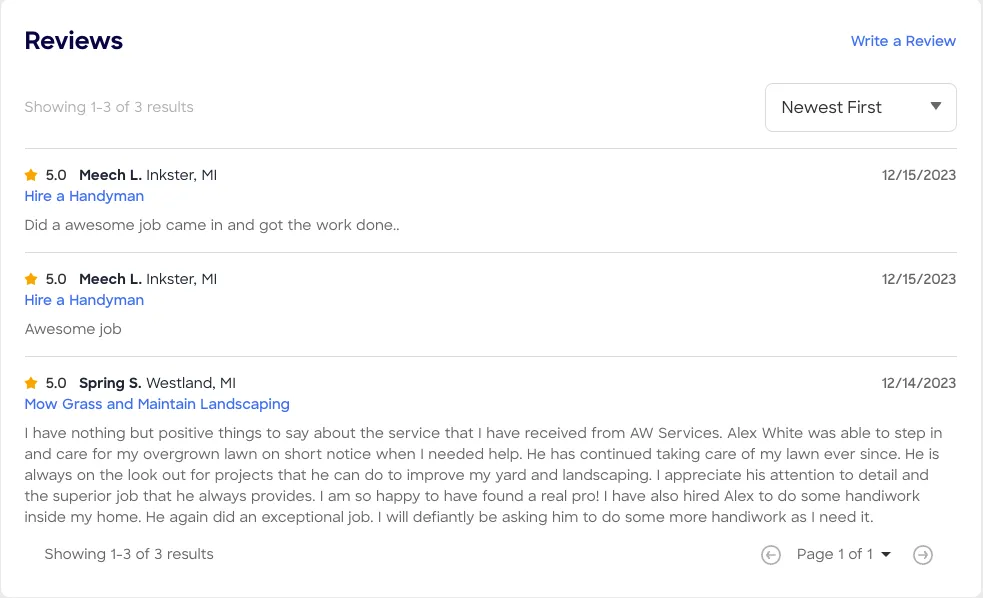 Expert landscape design experts serving Westland, MI - AW Services