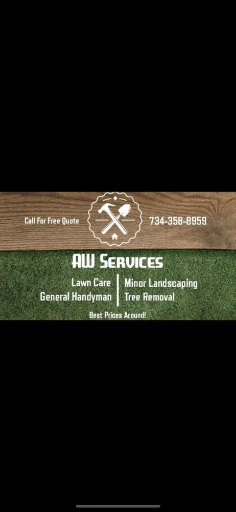 Local lawn mowing service with custom design across Westland, MI - AW Services