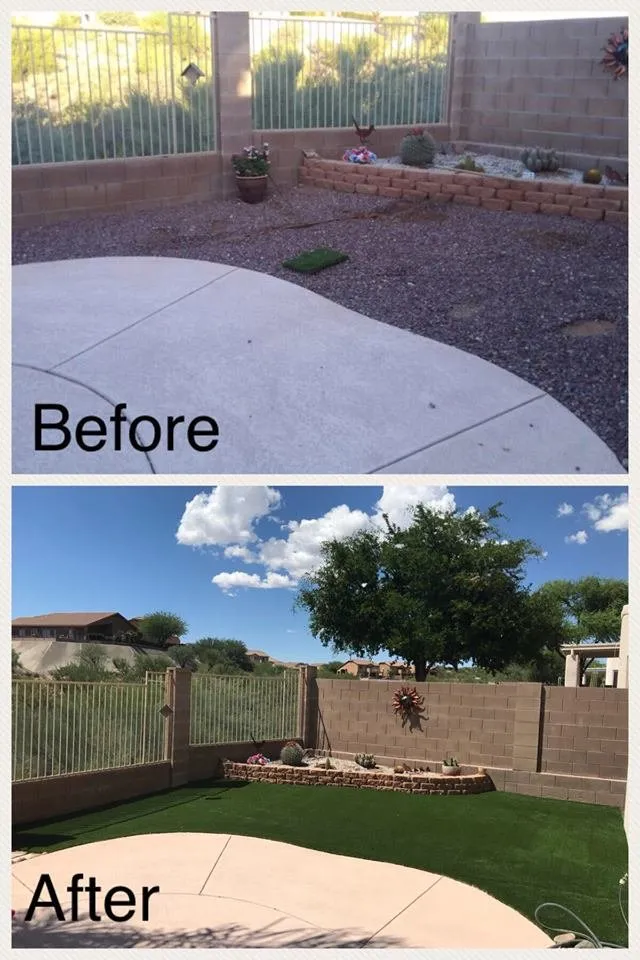 Local residential landscaping for year-round maintenance in Tucson, AZ by AW Turf