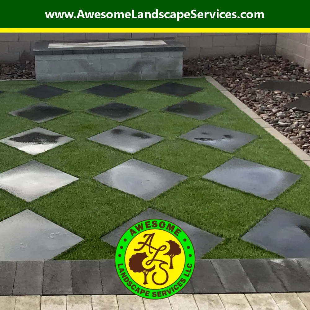 Custom garden landscaping in Las Vegas, NV by Awesome Landscape Services