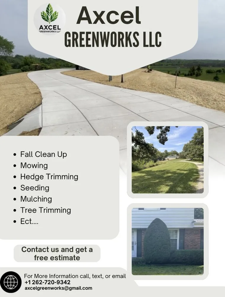 Local yard maintenance in Big Bend, WI by Axcel Greenworks