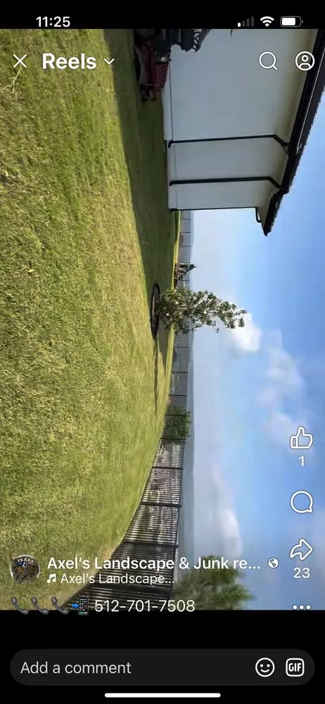 Professional yard maintenance experts serving Del Valle, TX - Axel’s Landscape & Junk Removal