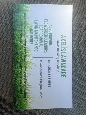 Axel’s Lawncare Logo