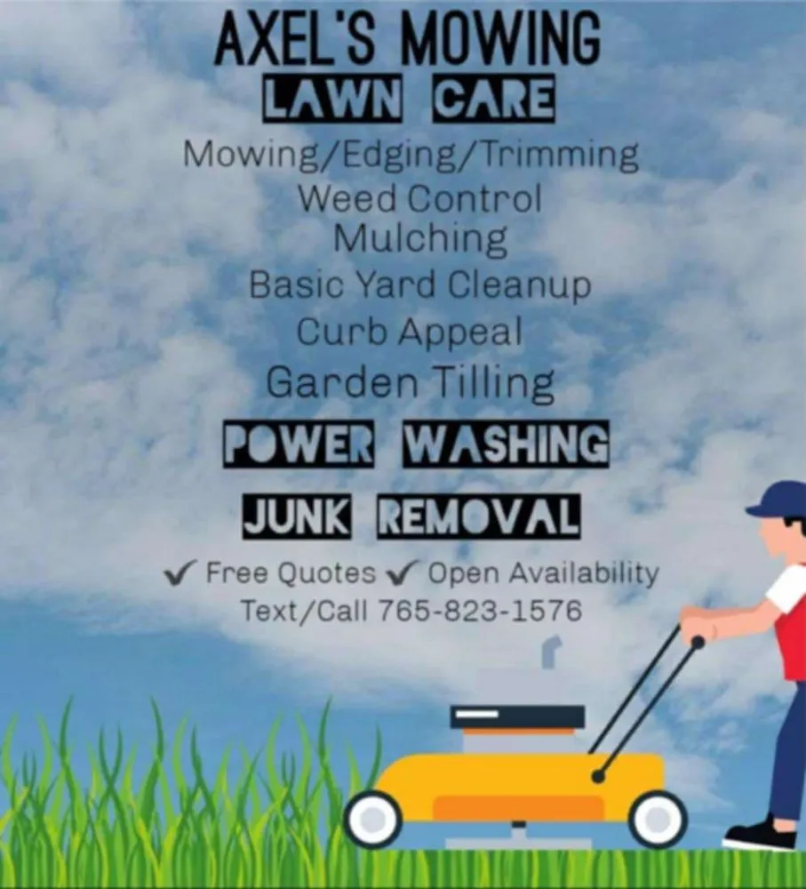 Trusted lawn care service in Martinsville, IN - Axel's Mowing
