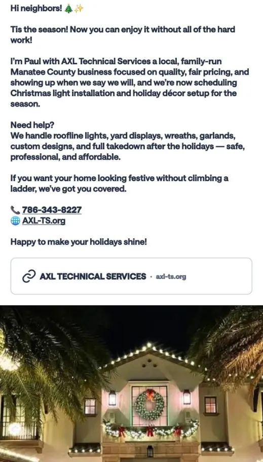 Reliable outdoor landscaping in Parrish, FL - AXL Technical Services