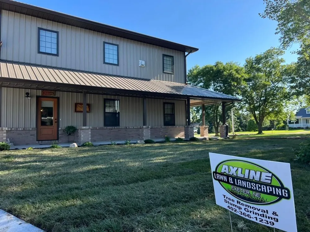 Professional yard cleanup service in Exeter, NE by Axline Landscaping & Trees