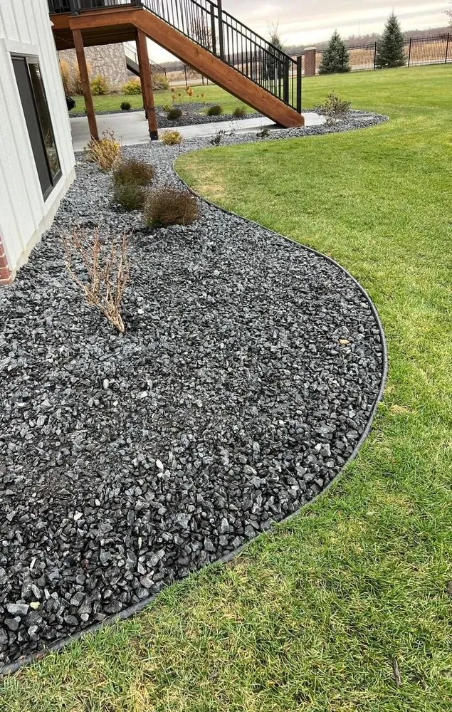 Professional lawn mowing service with custom design across Exeter, NE - Axline Landscaping & Trees