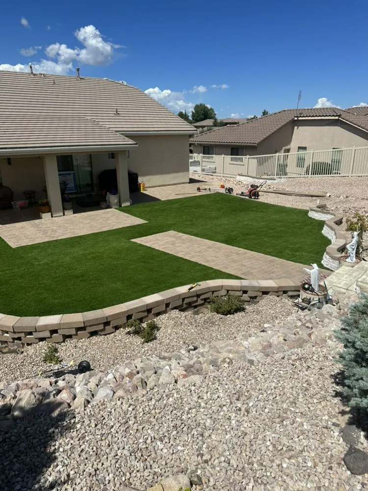Custom residential landscaping in Prescott Valley, AZ by Ayala's Landscape Professionals