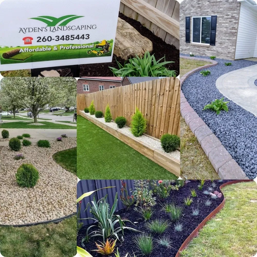 Local landscape installation experts serving Fort Wayne, IN - Aydens Lawn Care