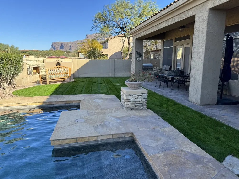 Professional lawn care service for beautiful yards across Apache Junction, AZ - Ayk Green Landscaping