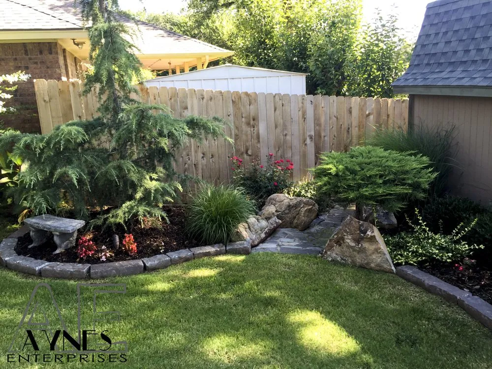 Custom outdoor landscaping experts serving Edmond, OK - Aynes Enterprises