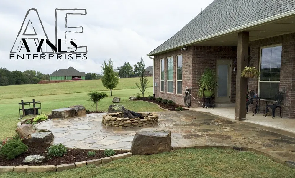 Professional outdoor landscaping for beautiful yards in Edmond, OK by Aynes Enterprises