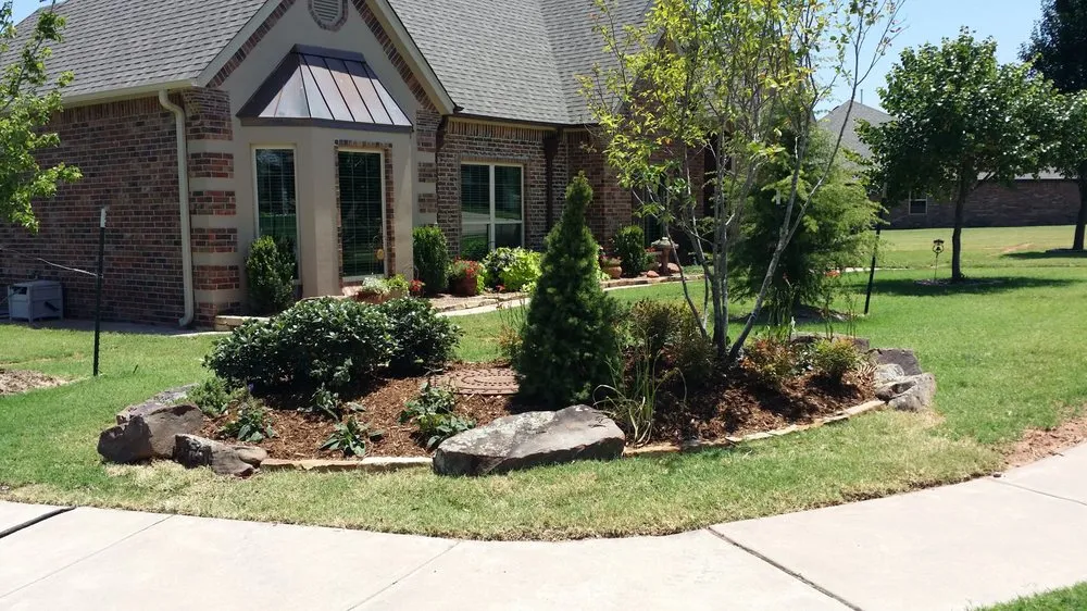 Custom outdoor landscaping for beautiful yards across Edmond, OK - Aynes Enterprises