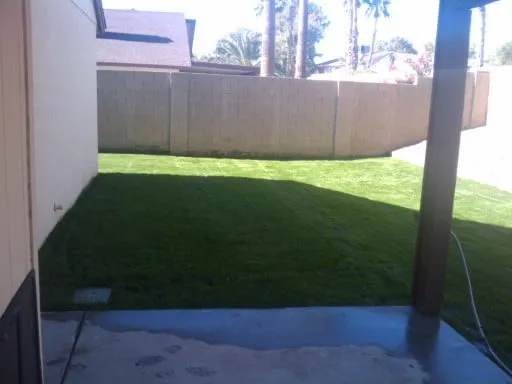 Custom outdoor landscaping with custom design in Phoenix, AZ by Az Angels Green