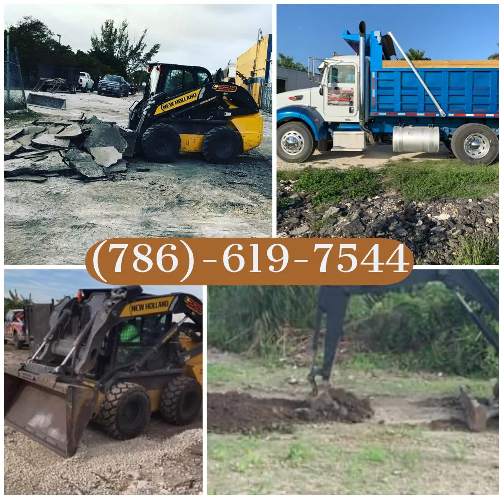 Local garden landscaping in Miami, FL - AZ Bobcat Services