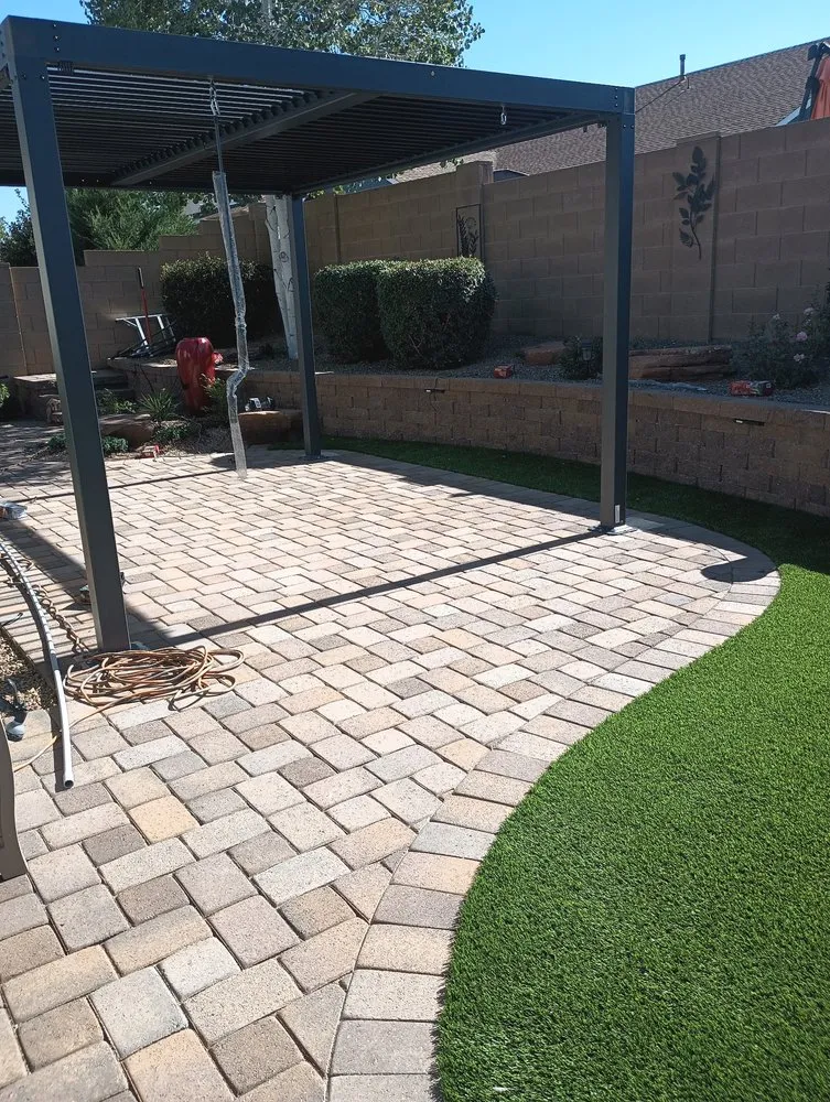 Custom residential landscaping with custom design across Prescott Valley, AZ - AZ Boulder