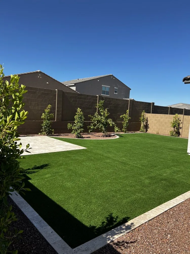 Custom residential landscaping with custom design in Surprise, AZ by AZ Dreamscapes
