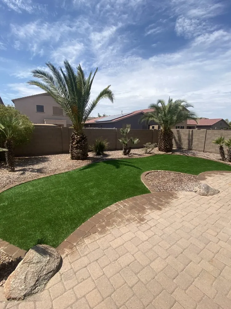 Reliable lawn mowing service in Tempe, AZ by Az Edge Landscaping