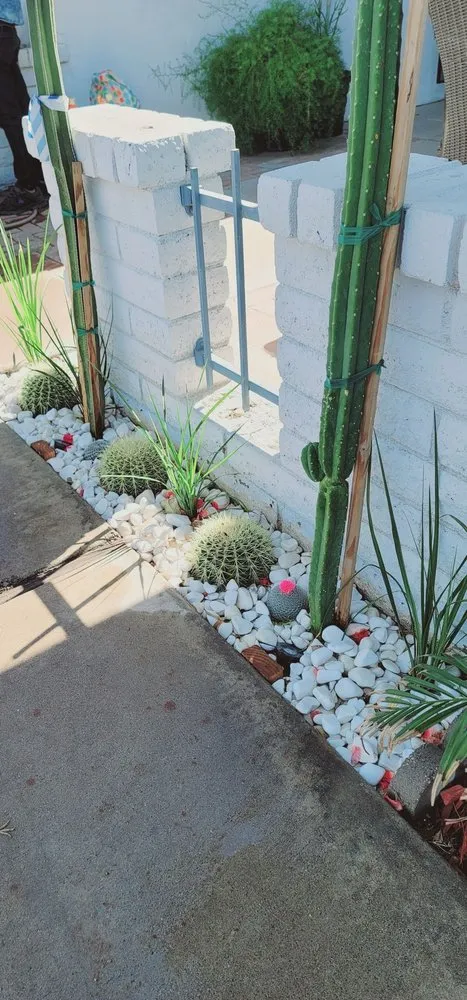 Custom landscape installation for outdoor upgrades in Glendale, AZ by AZ Empire Landscaping