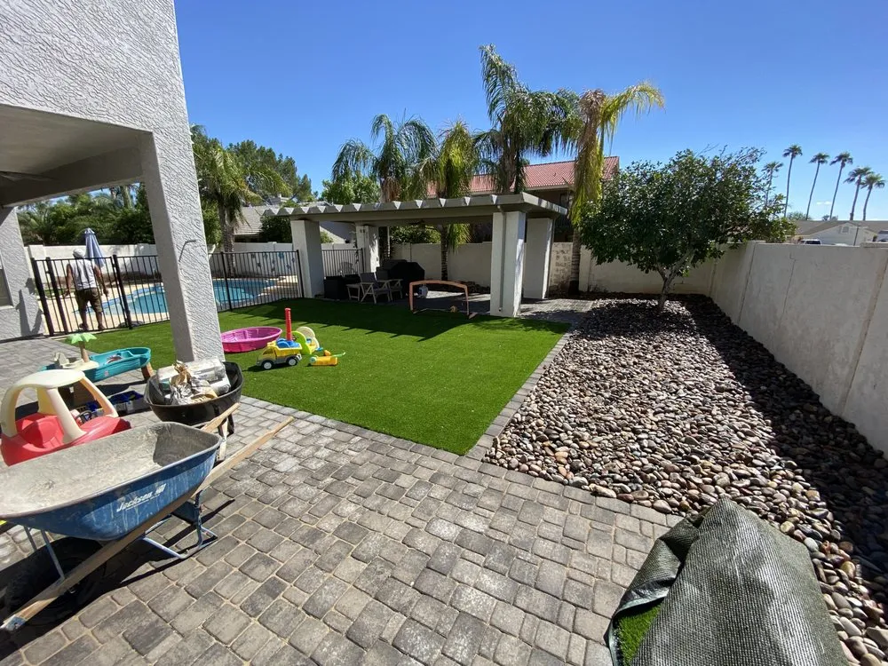 Custom residential landscaping for residential properties in Mesa, AZ by Az GreenView Landscape & Design