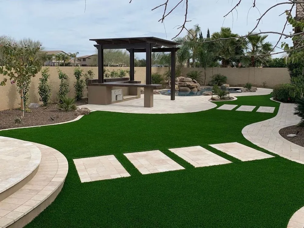 Professional landscape installation in Mesa, AZ by Az GreenView Landscape & Design