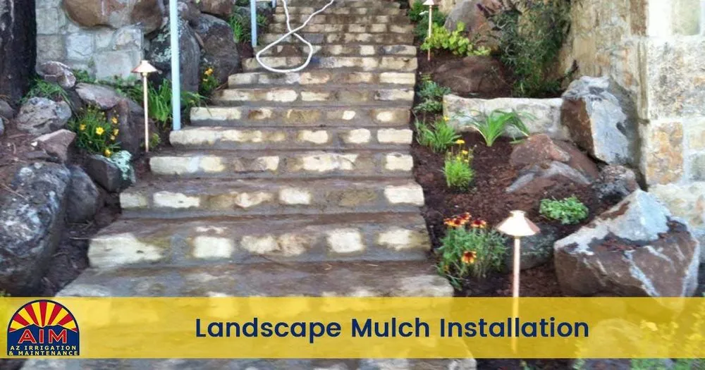 Top-rated garden landscaping for residential properties across Flagstaff, AZ - AZ Irrigation & Maintenance