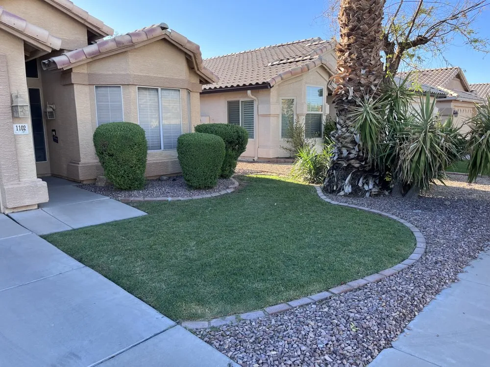 Custom outdoor landscaping in Chandler, AZ - AZ Lawn Dad