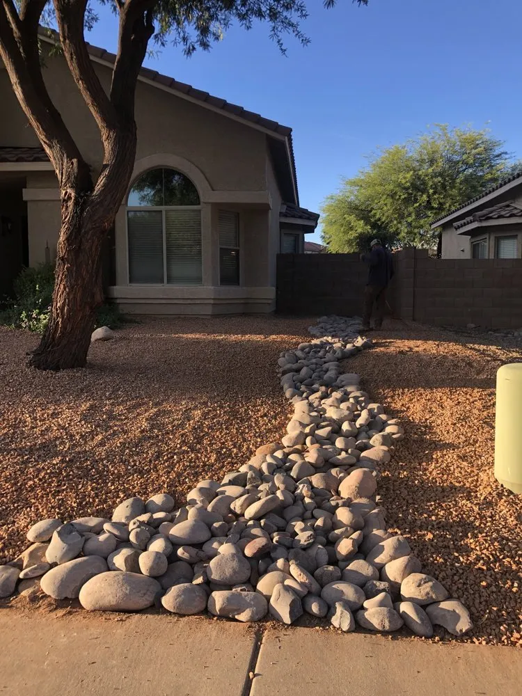 Custom landscape design in Tucson, AZ by AZ Monarch Landscape Services