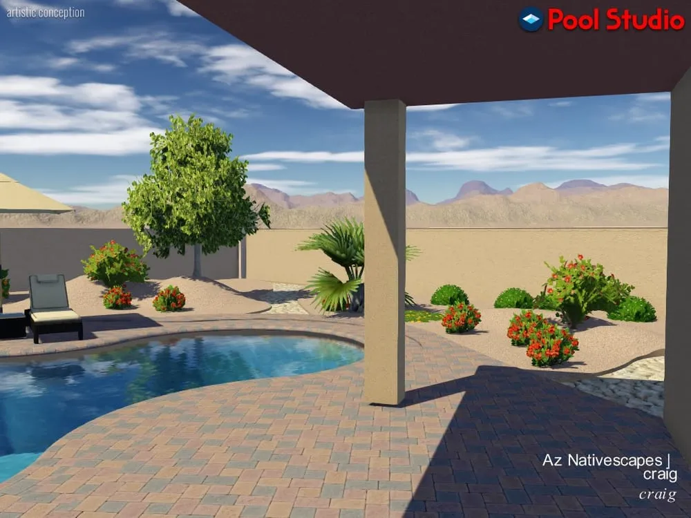 Custom residential landscaping in Chandler, AZ by AZ NativeScapes