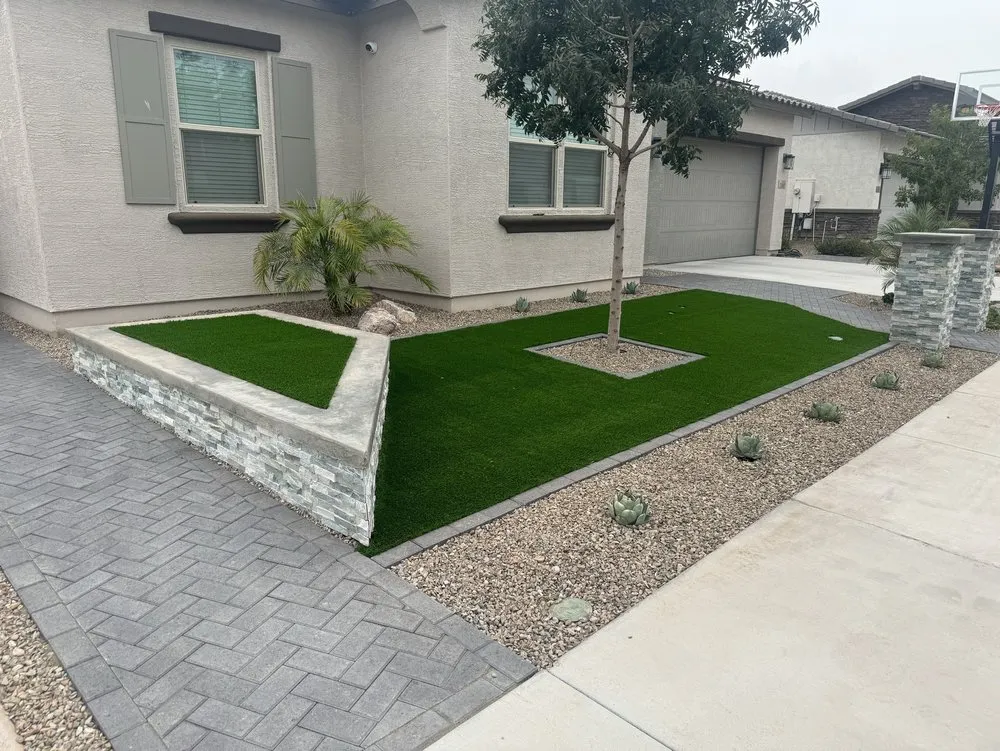 Professional garden landscaping in Queen Creek, AZ - AZ Outdoor Living