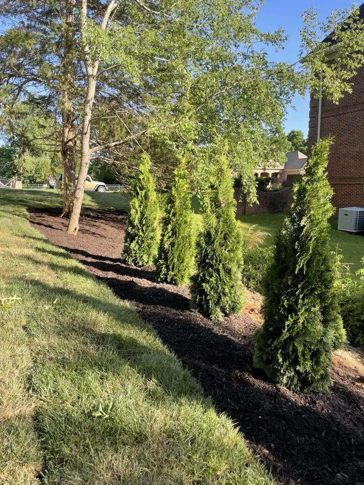 Custom garden landscaping in Cleveland, TN by AZ Outdoor Services
