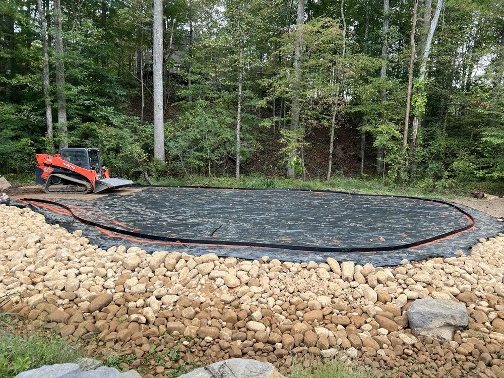 Professional garden landscaping in Cleveland, TN by AZ Outdoor Services