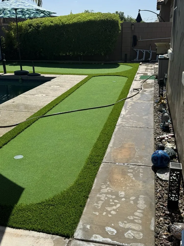 Custom residential landscaping in Buckeye, AZ by AZ Turf Collective