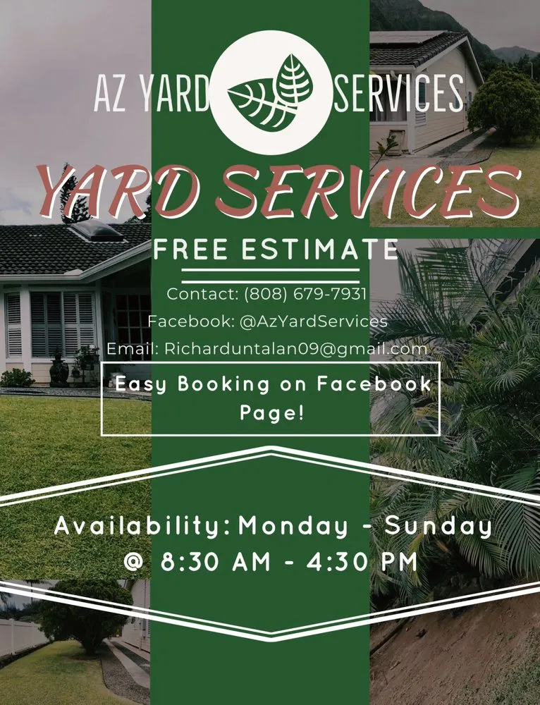 Trusted yard cleanup service in Honolulu, HI - AZ Yard Services