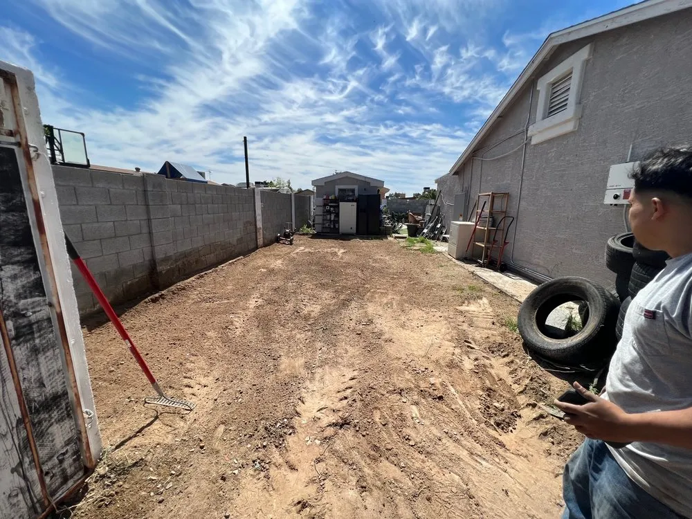 Custom landscape design for outdoor upgrades in Peoria, AZ by AZR Grading and Hauling